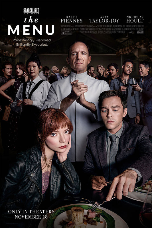 The Menu Horror Dark Comedy Movie Taylor-joy Fiennes 2022 Poster Wall Art Print Home Wall Decor - xonomax