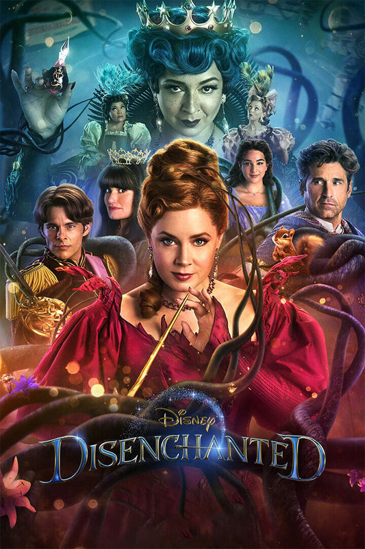 Disenchanted Fantasy Romance Adventure Musical Movie 2022 Poster Wall Art Print Home Wall Decor - xonomax