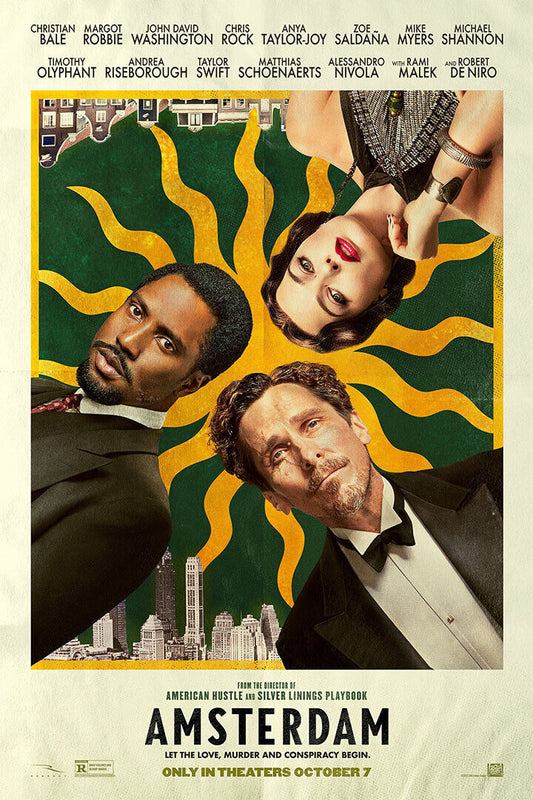 Amsterdam Comedy Thriller Movie Robbie Bale Swift Malek 20 Poster Wall Art Print Home Wall Decor - xonomax