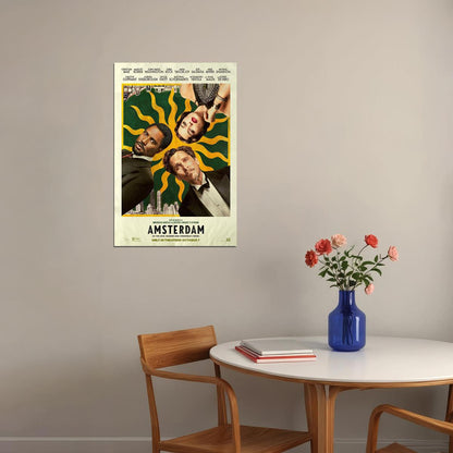 Amsterdam Comedy Thriller Movie Robbie Bale Swift Malek 20 Poster Wall Art Print Home Wall Decor - xonomax