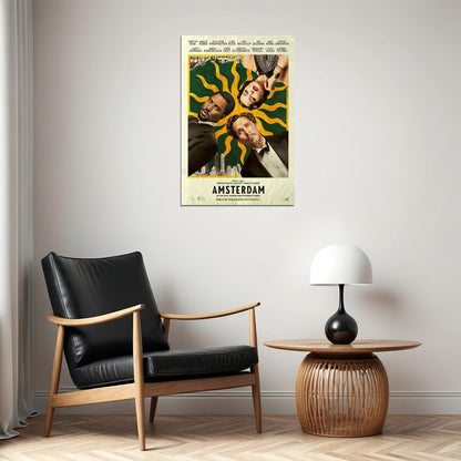 Amsterdam Comedy Thriller Movie Robbie Bale Swift Malek 20 Poster Wall Art Print Home Wall Decor - xonomax