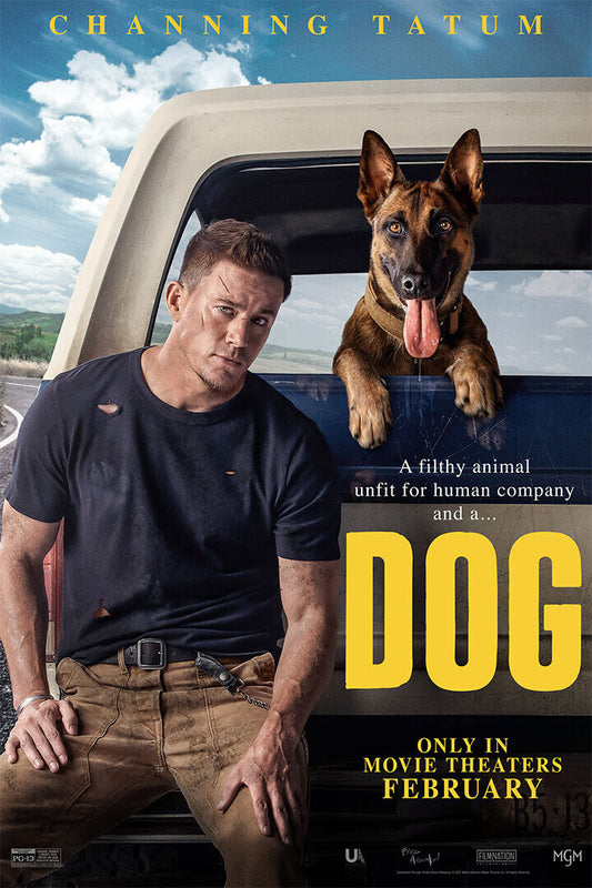Dog Drama Comedy Road Movie Tatum Carolin Suplee Nash 2022 Poster Wall Art Print Home Wall Decor - xonomax