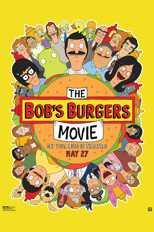 The Bob's Burguers Movie Animated Musical Comedy Bouchard 2022 Poster Wall Art Print Home Wall Decor - xonomax