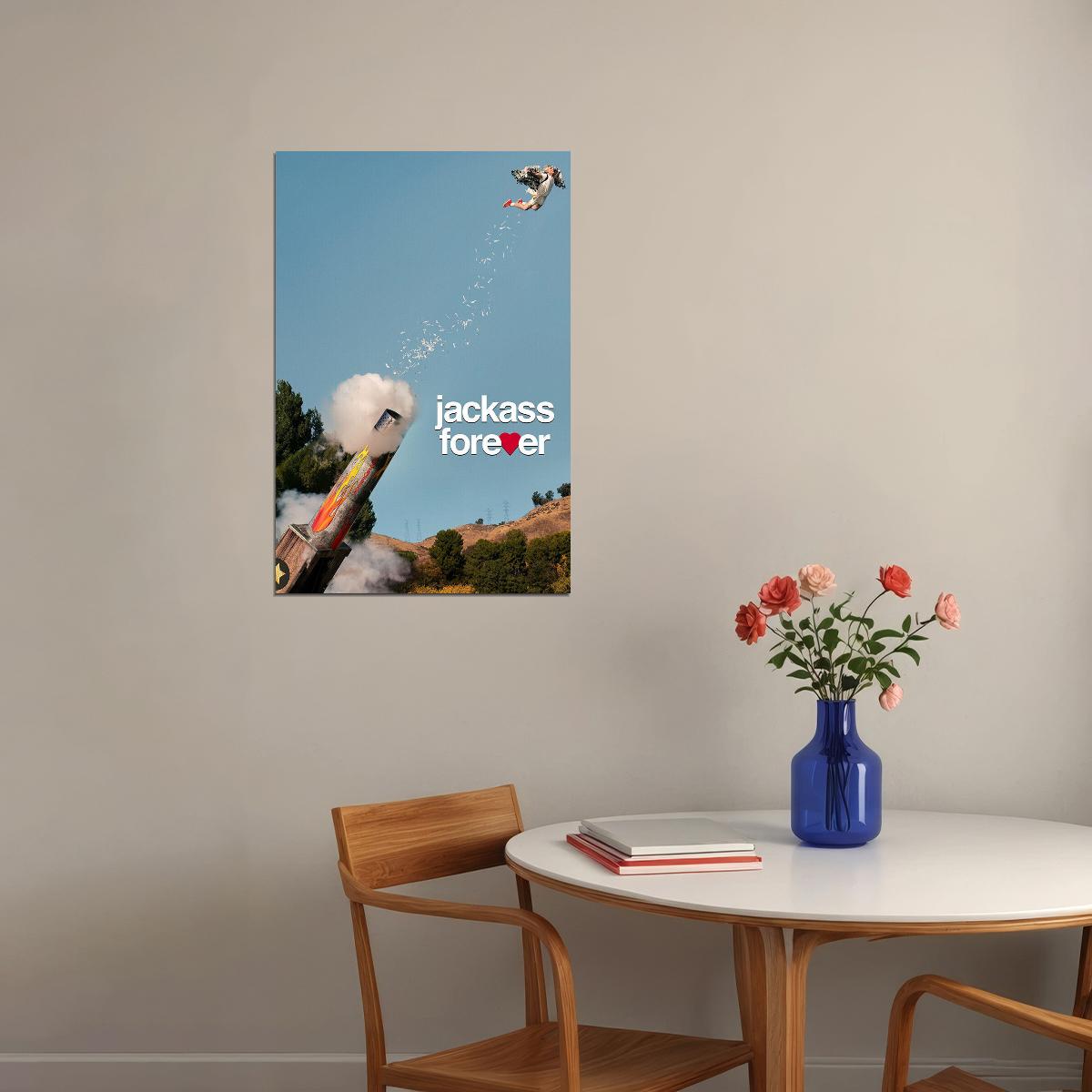 Jackass Forever Reality Comedy Movie Tremaine Knoxville 2022 Poster Wall Art Print Home Wall Decor - xonomax