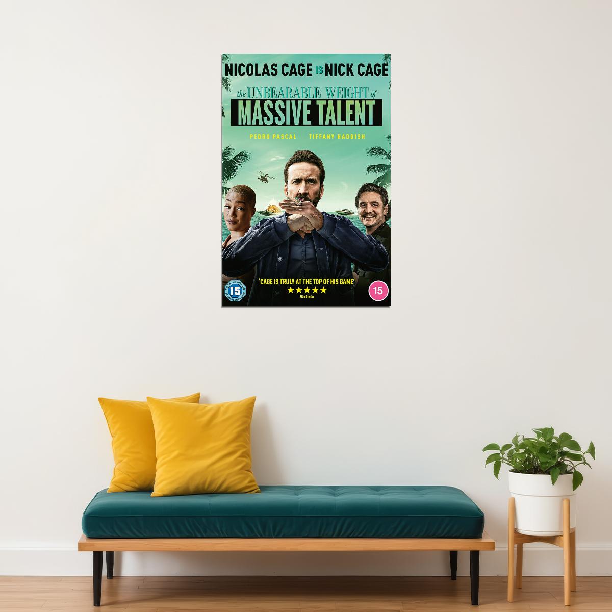 The Unbearable Weight Of Massive Talent Movie Poster Wall Art Print Home Wall Decor - xonomax