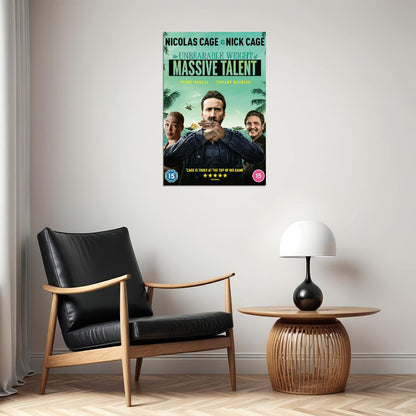 The Unbearable Weight Of Massive Talent Movie Poster Wall Art Print Home Wall Decor - xonomax