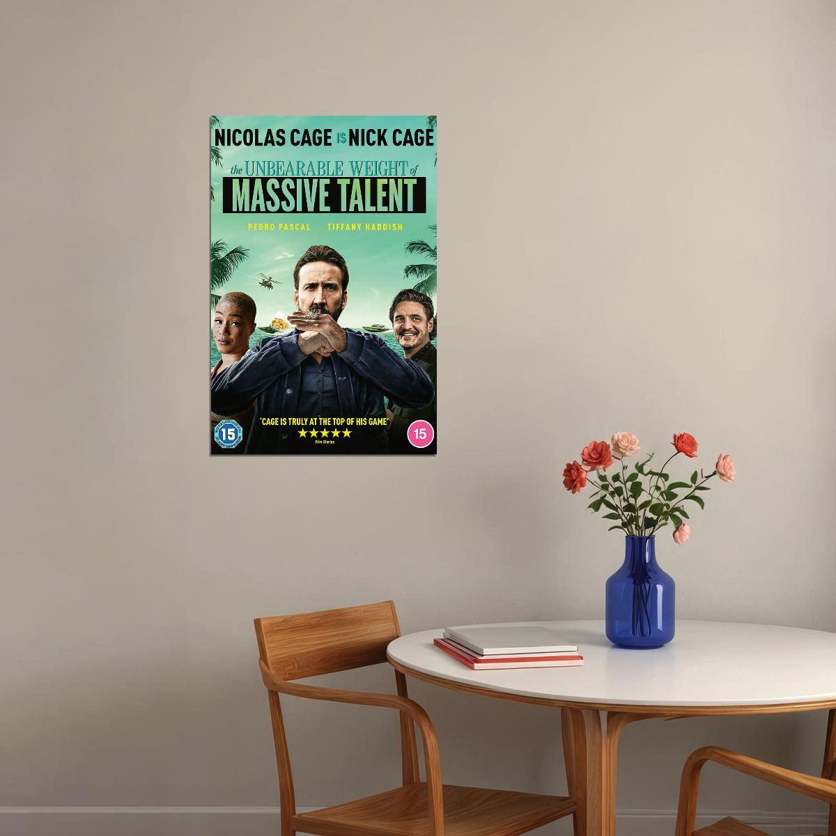 The Unbearable Weight Of Massive Talent Movie Poster Wall Art Print Home Wall Decor - xonomax
