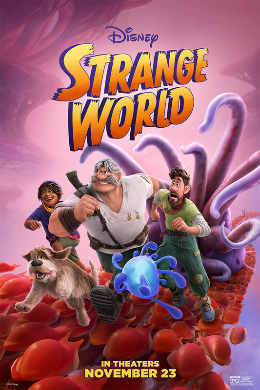 Strange World Adventure Action Animation Movie Poster Wall Art Print Home Wall Decor - xonomax