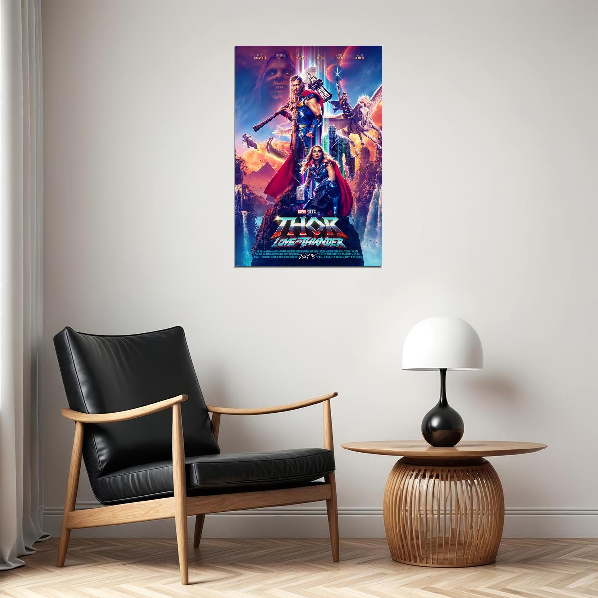 Thor: Love And Thunder Science Fiction Cinema Poster Wall Art Print Home Wall Decor - xonomax
