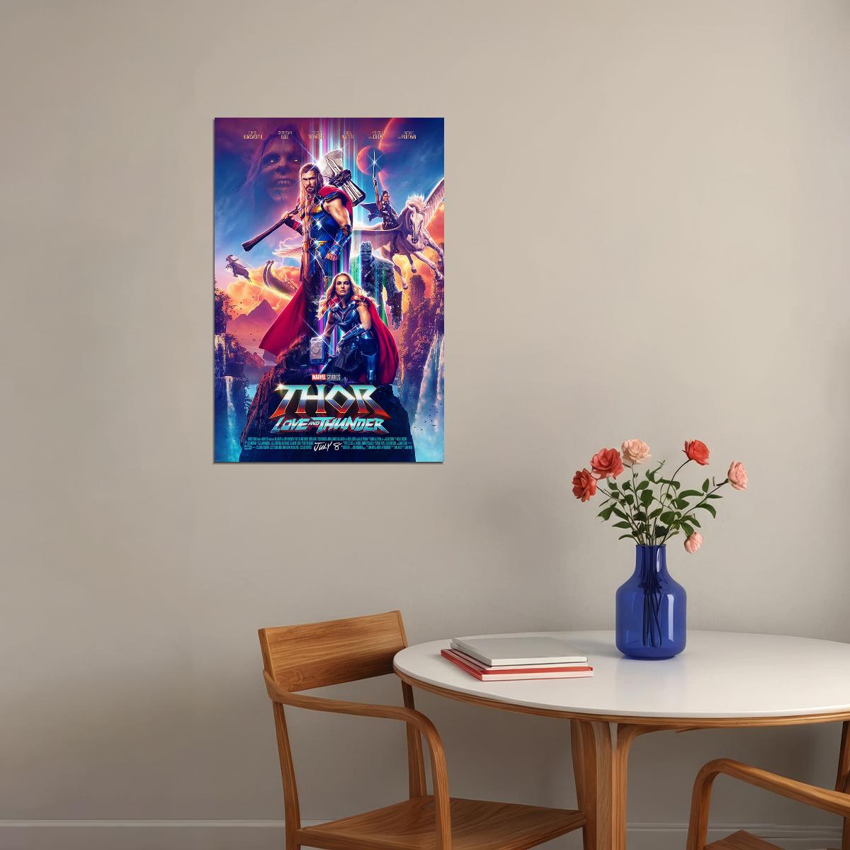Thor: Love And Thunder Science Fiction Cinema Poster Wall Art Print Home Wall Decor - xonomax