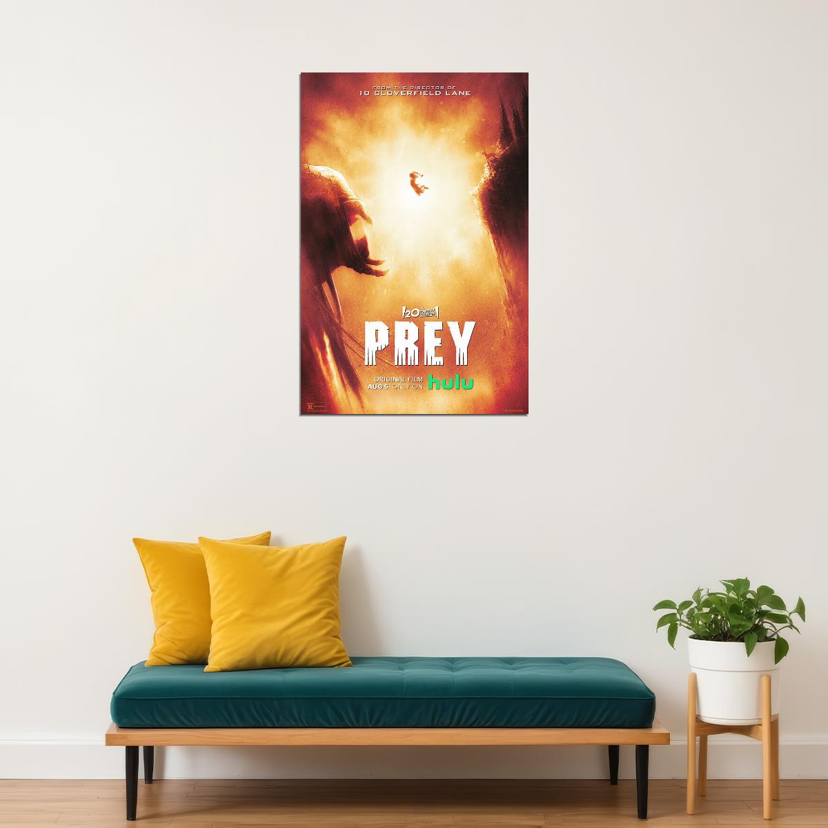 Prey 2022 Action Horror Drama Cinema Movie Poster Wall Art Print Home Wall Decor - xonomax