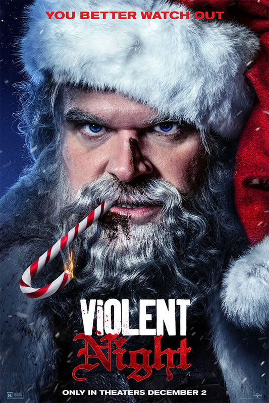 Violent Night Action Crime Cinema Movie Poster Wall Art Print Home Wall Decor - xonomax