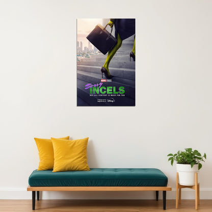 She Hulk Attorney At Law Science Fiction Tv Series Poster Wall Art Print Home Wall Decor - xonomax
