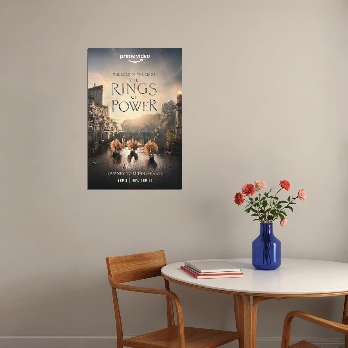 The Rings Of Power Science Fiction Tv Series Poster Wall Art Print Home Wall Decor - xonomax