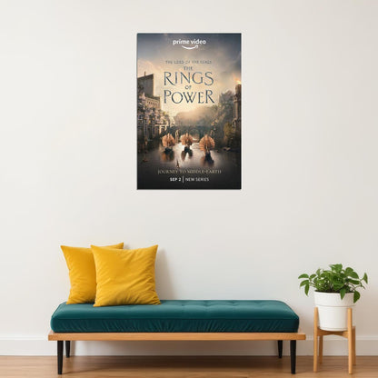 The Rings Of Power Science Fiction Tv Series Poster Wall Art Print Home Wall Decor - xonomax