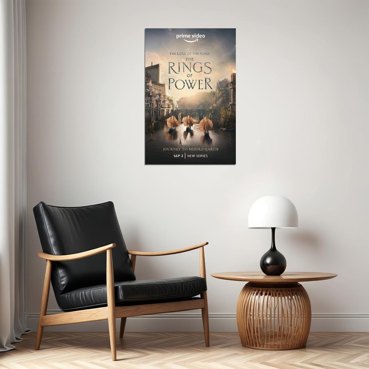 The Rings Of Power Science Fiction Tv Series Poster Wall Art Print Home Wall Decor - xonomax