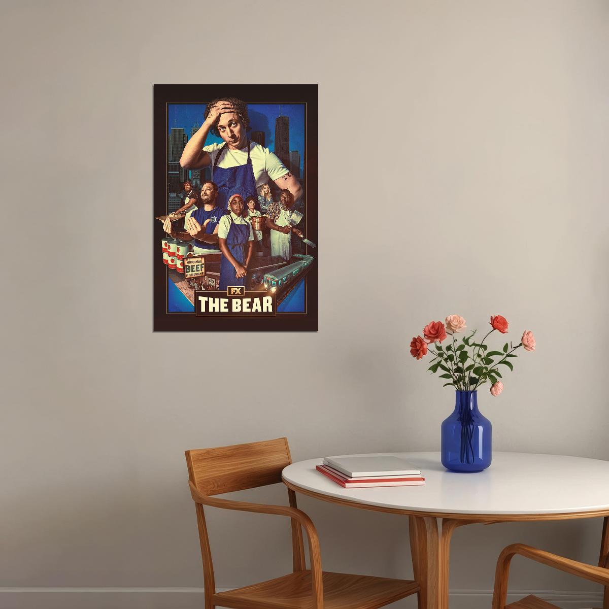 The Bear Comedy Tv Series Movie Actor Poster Wall Art Print Home Wall Decor - xonomax
