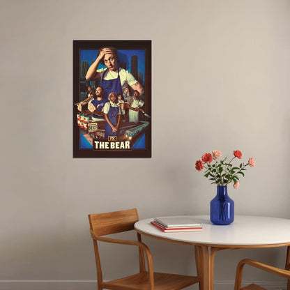 The Bear Comedy Tv Series Movie Actor Poster Wall Art Print Home Wall Decor - xonomax