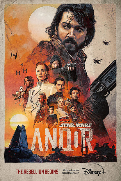 Andor Science Fiction Action Tv Series Movie Poster Wall Art Print Home Wall Decor - xonomax
