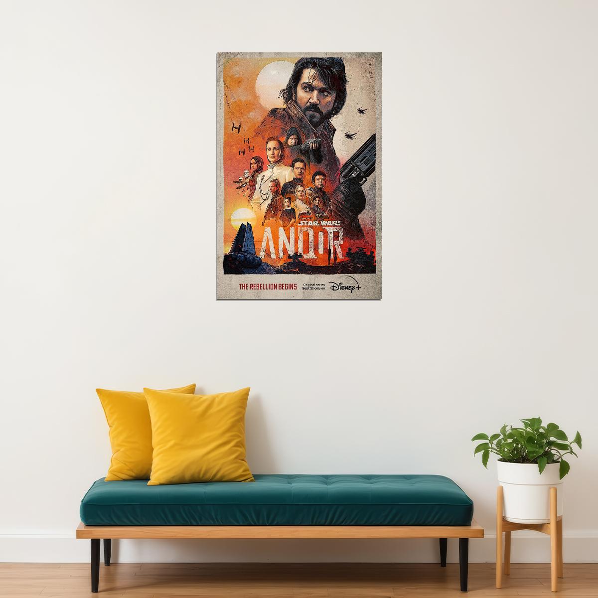 Andor Science Fiction Action Tv Series Movie Poster Wall Art Print Home Wall Decor - xonomax