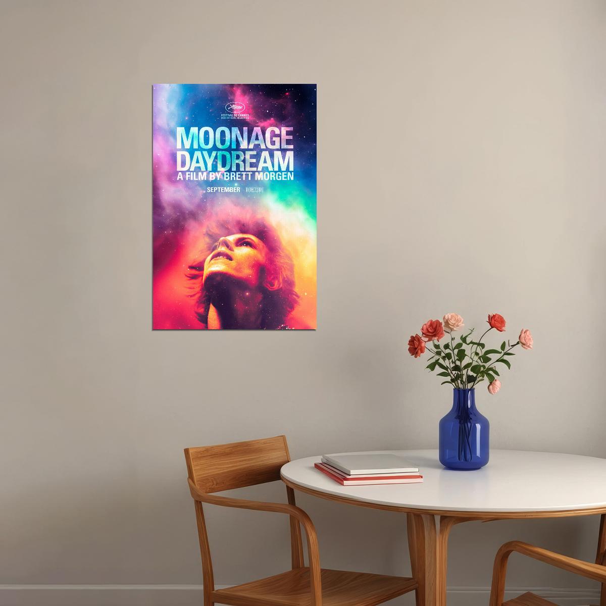 Moonage Daydream Documentary Music Movie Poster Wall Art Print Home Wall Decor - xonomax