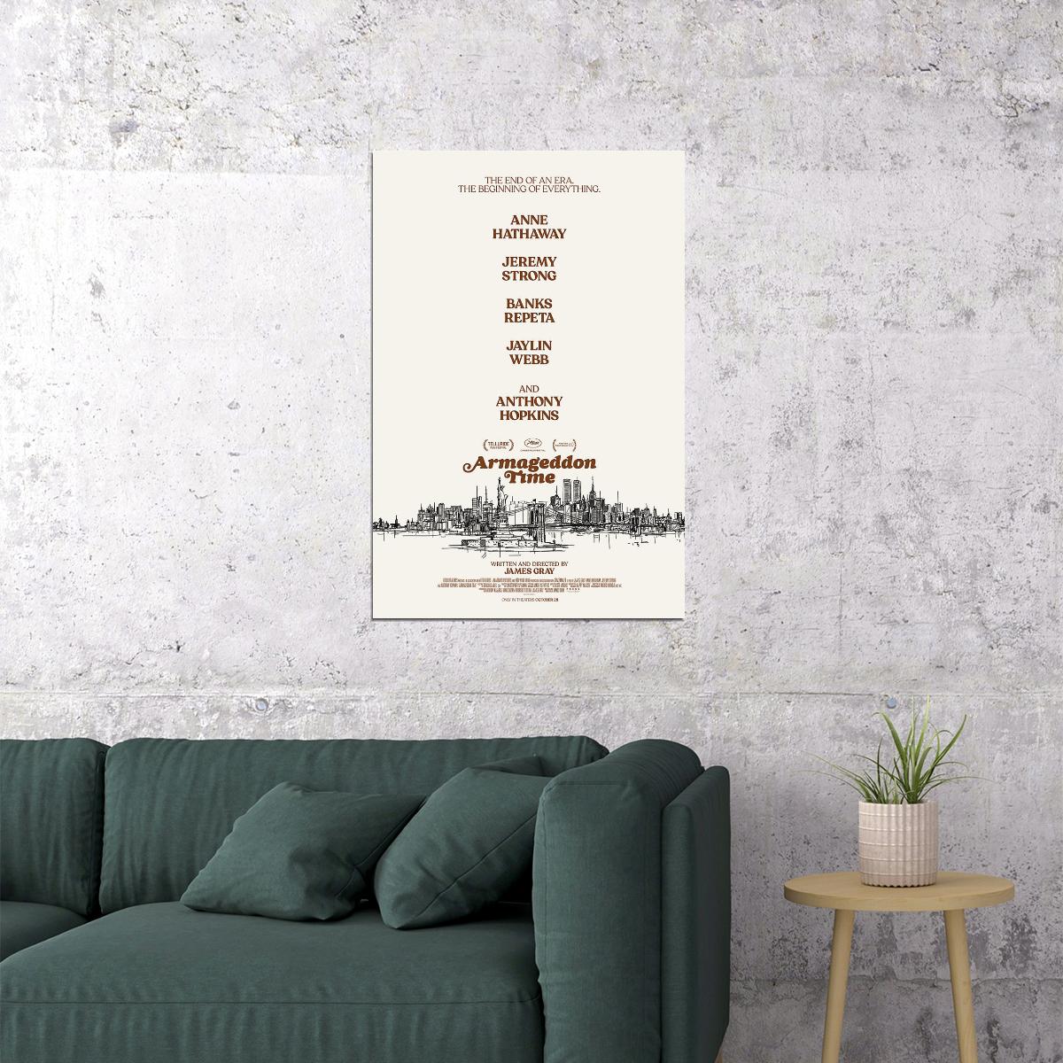 Armageddon Time Drama Cinema Movie Poster Wall Art Print Home Wall Decor - xonomax
