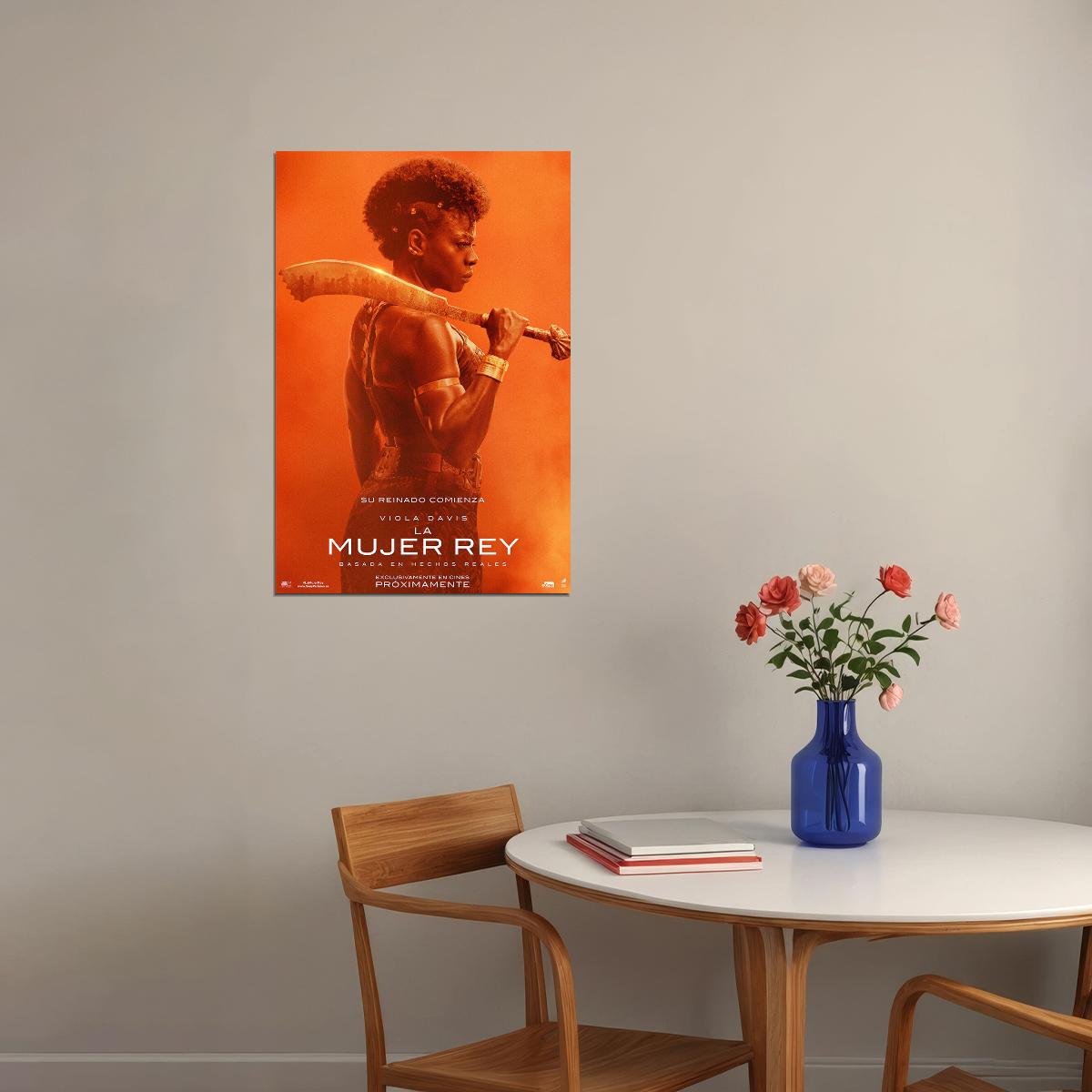 The Woman King Action Drama Cinema Movie Poster Wall Art Print Home Wall Decor - xonomax