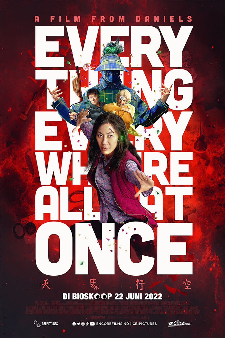 Everything Everywhere All At Once Action Movie Poster Wall Art Print Home Wall Decor - xonomax