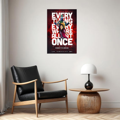 Everything Everywhere All At Once Action Movie Poster Wall Art Print Home Wall Decor - xonomax
