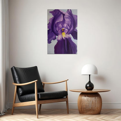 Flower Purple Iris Colorful Plants Poster Wall Art Print Home Wall Decor - xonomax