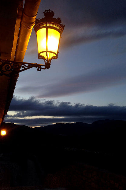 Street Light Dark Evening Sky Picture Poster Wall Art Print Home Wall Decor - xonomax