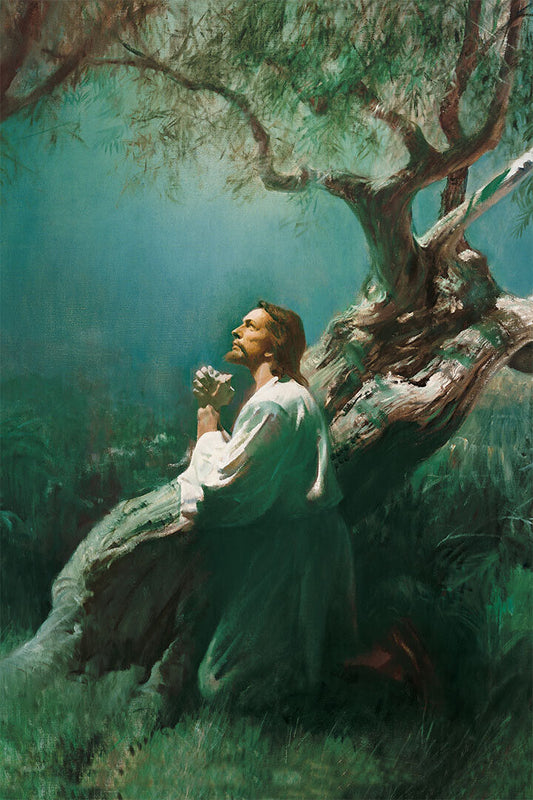 Jesus In The Garden Of Gethsemane Religious Poster Wall Art Print Home Wall Decor - xonomax