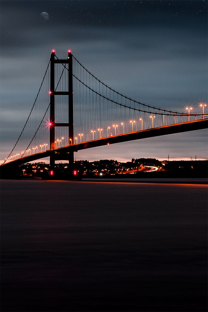 San Francisco Golden Gate Bridge At Night Travel Poster Wall Art Print Home Wall Decor