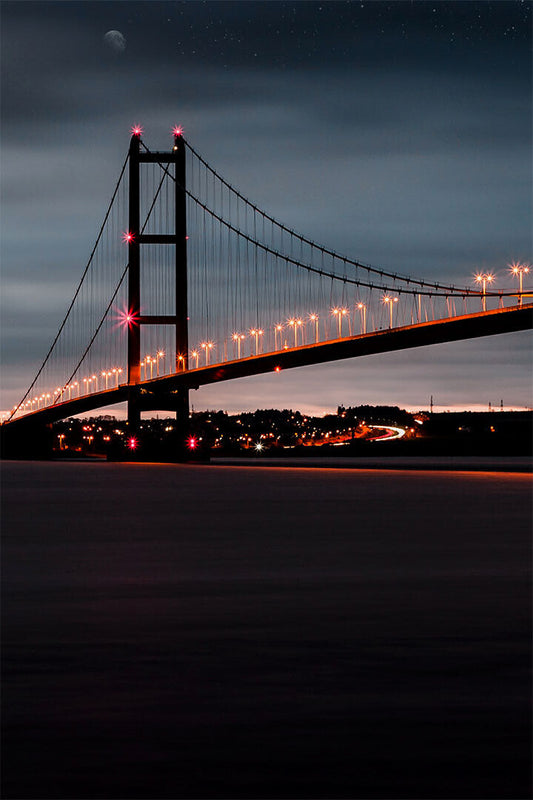 San Francisco Golden Gate Bridge At Night Travel Poster Wall Art Print Home Wall Decor