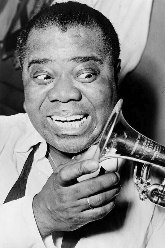 Louis Armstrong Artist Jazz Musician Vintage Poster Wall Art Print Home Wall Decor - xonomax
