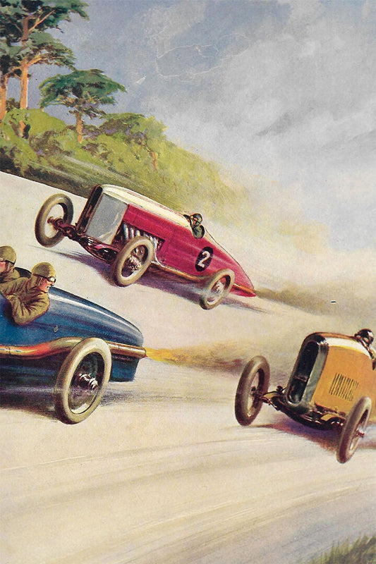Vintage Racing Cars Sport Cars Race Car Model Picture Poster Wall Art Print Home Wall Decor - xonomax