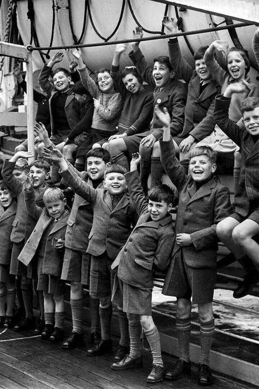 Students Laughing Together Black And White Poster Wall Art Print Home Wall Decor - xonomax