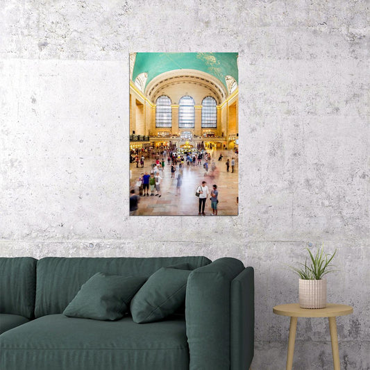 New York Central Station Train Travel Vintage Poster Wall Art Print Home Wall Decor - xonomax