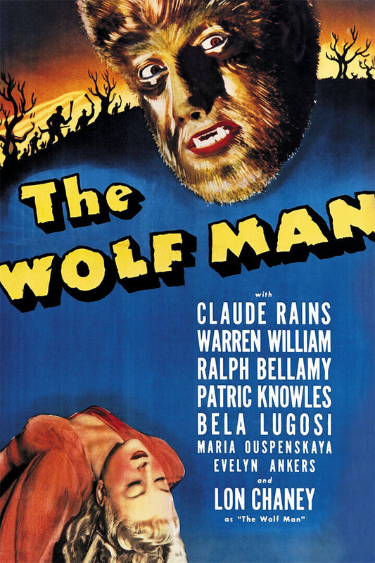 The Wolf Man Movie Horror Mystery Poster Wall Art Print Home Wall Decor - xonomax