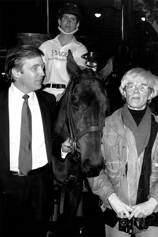 Donald Trump And Andy Warhol Photo Vintage Poster Wall Art Print Home Wall Decor - xonomax