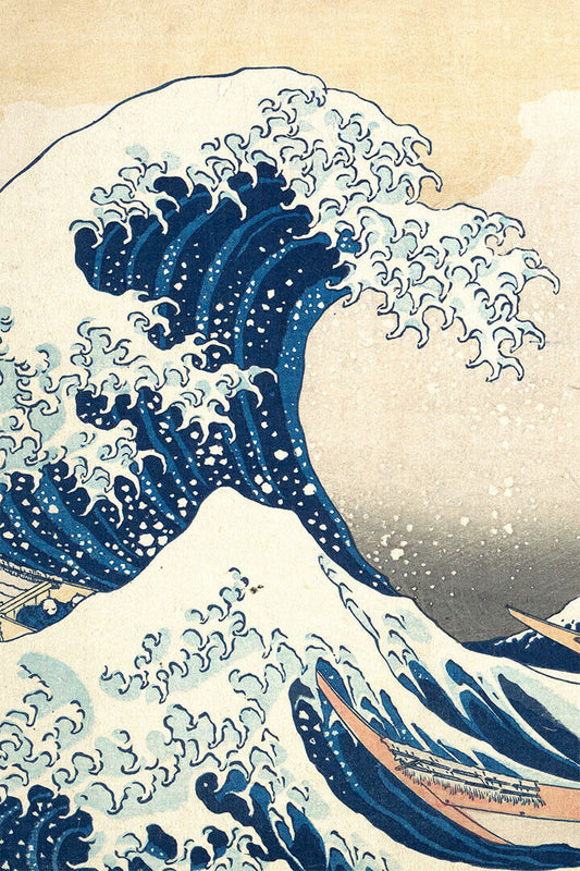 Big Wave 1830 Landscape Throne Block Poster Wall Art Print Home Wall Decor - xonomax