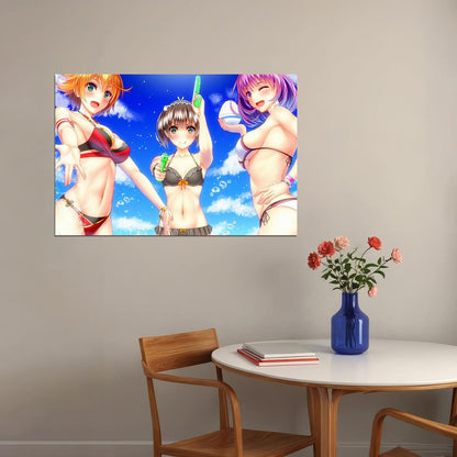 Xenoblade Anime Mythra Nia Pyra Poster Wall Art Print Home Wall Decor - xonomax
