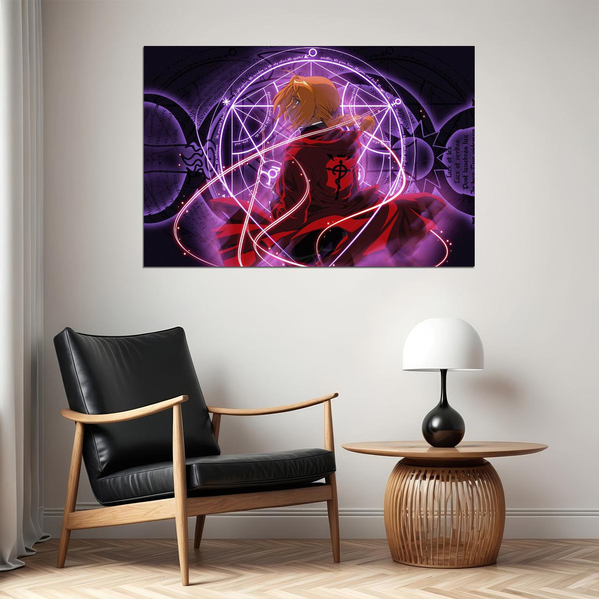 Fullmetal Alchemist Animation Action Adventure Poster Wall Art Print Home Wall Decor - xonomax