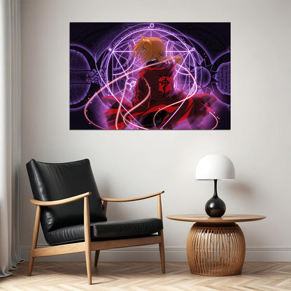 Fullmetal Alchemist Animation Action Adventure Poster Wall Art Print Home Wall Decor - xonomax