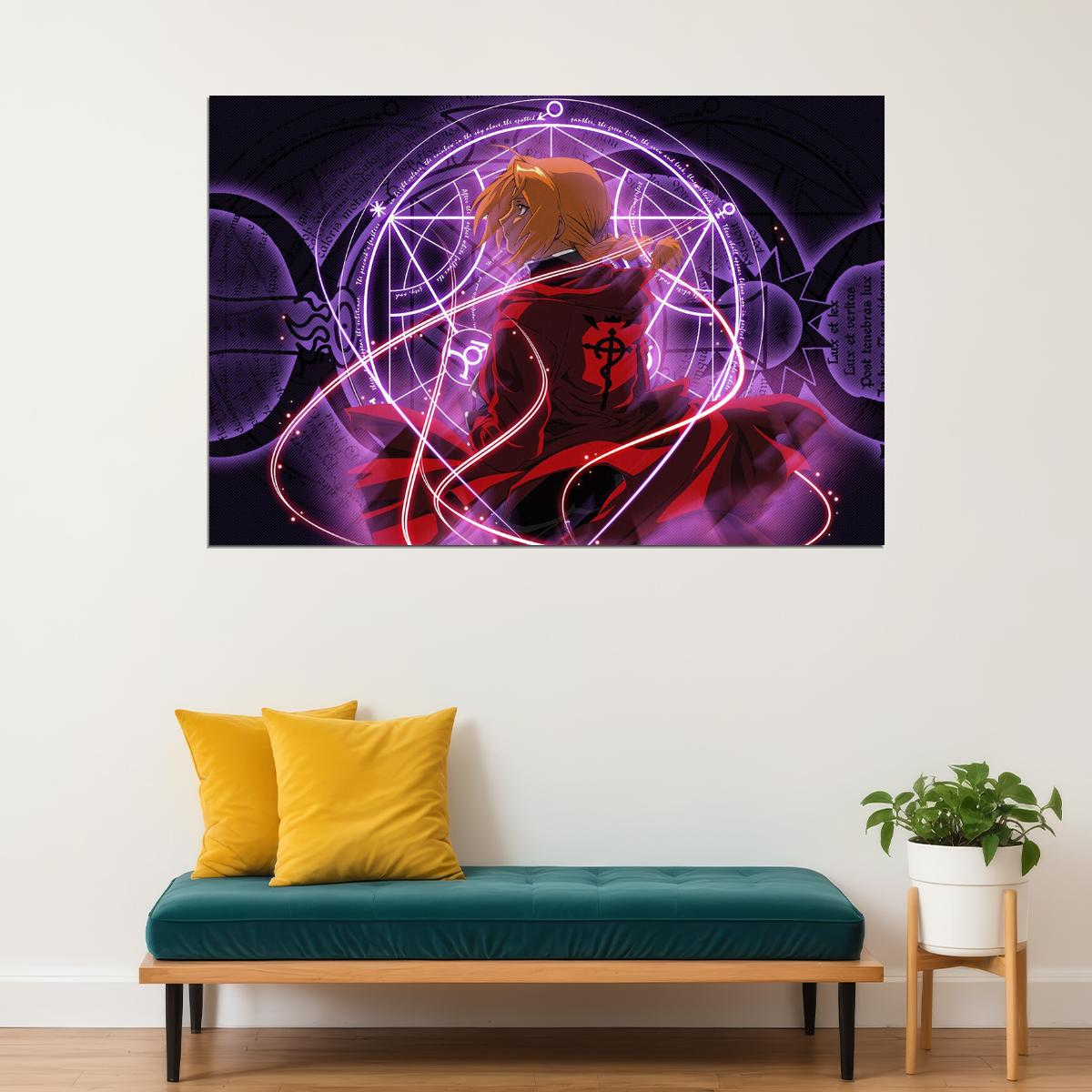Fullmetal Alchemist Animation Action Adventure Poster Wall Art Print Home Wall Decor - xonomax