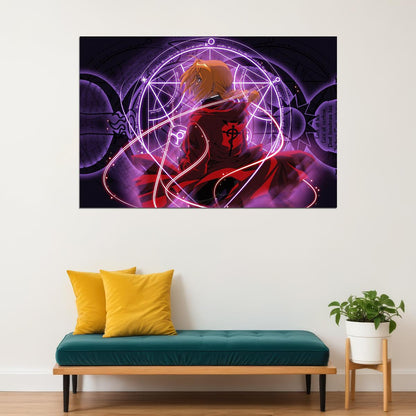 Fullmetal Alchemist Animation Action Adventure Poster Wall Art Print Home Wall Decor - xonomax