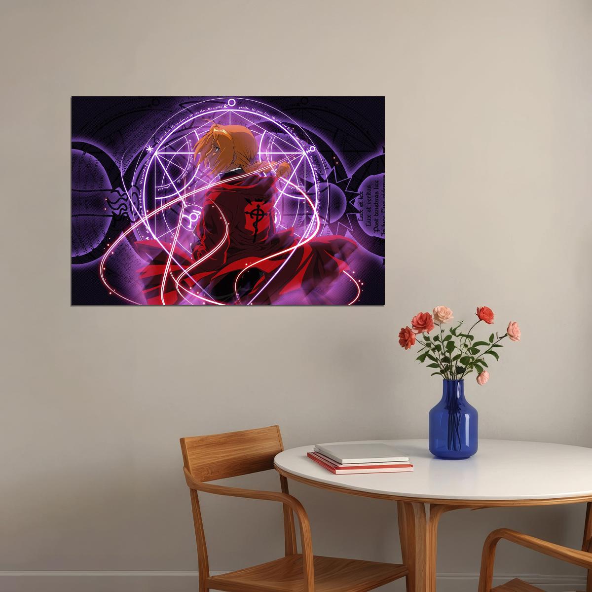 Fullmetal Alchemist Animation Action Adventure Poster Wall Art Print Home Wall Decor - xonomax