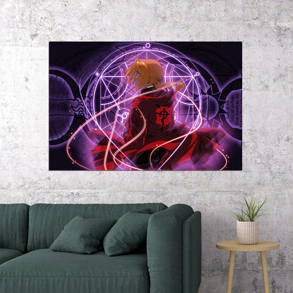 Fullmetal Alchemist Animation Action Adventure Poster Wall Art Print Home Wall Decor - xonomax