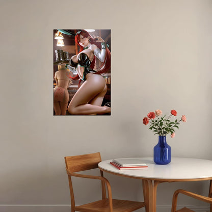 Fairy Tail Anime Erza Scarlet Wizard Action Poster Wall Art Print Home Wall Decor - xonomax