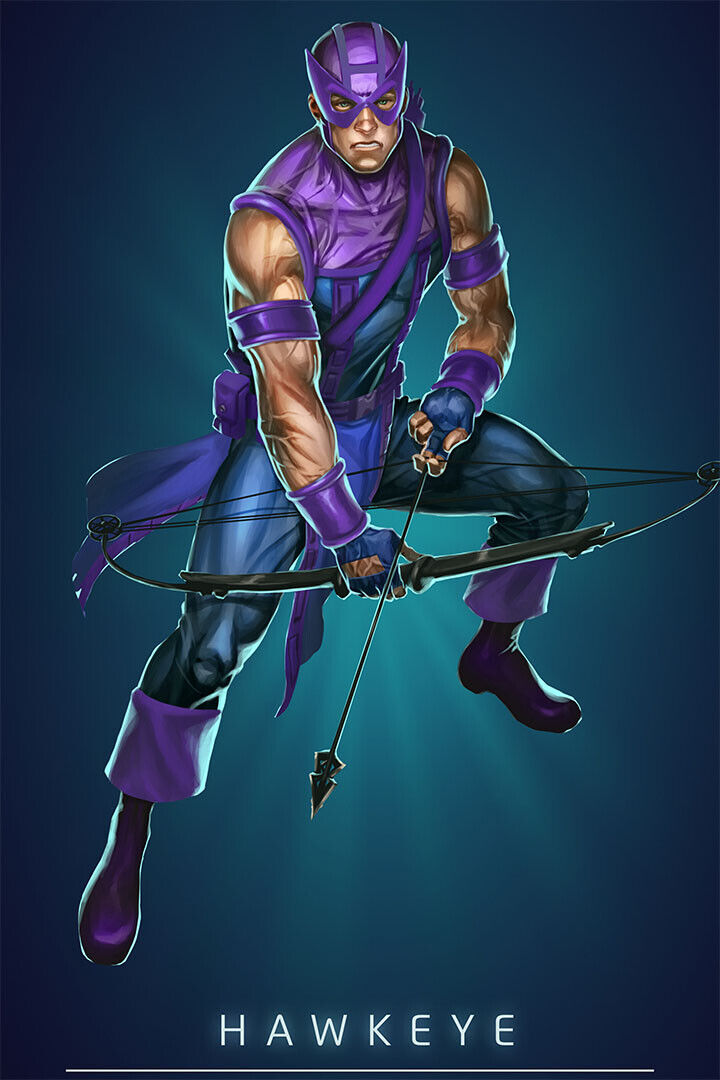 Hawkeye Movie Action Adventure Poster Wall Art Print Home Wall Decor - xonomax